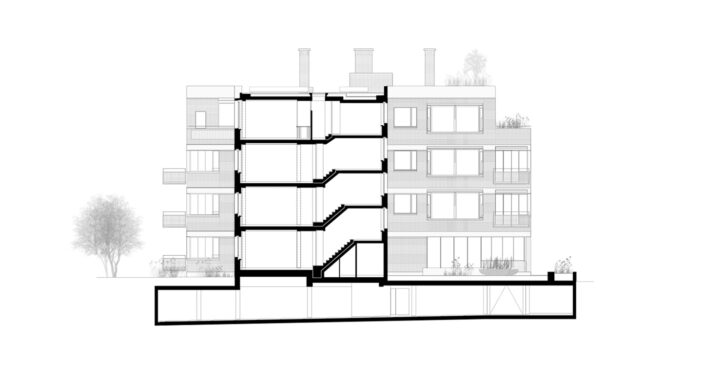 STAUFER-HASLER-ARCHITEKTEN-GASWERSKTRASSE-SCHNITT